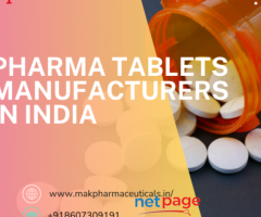 Pharma Tablets Manufacturers in India