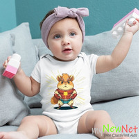 Funny Superhero Baby Jersey Onesie
