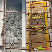 Elevation Mural Design In Ganesh From Gowlidoddy