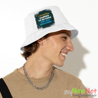 Word Print Bucket Hat
