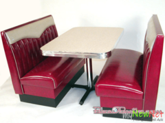 Install our Diner booth in kitchen in customized design, sizes, and colors